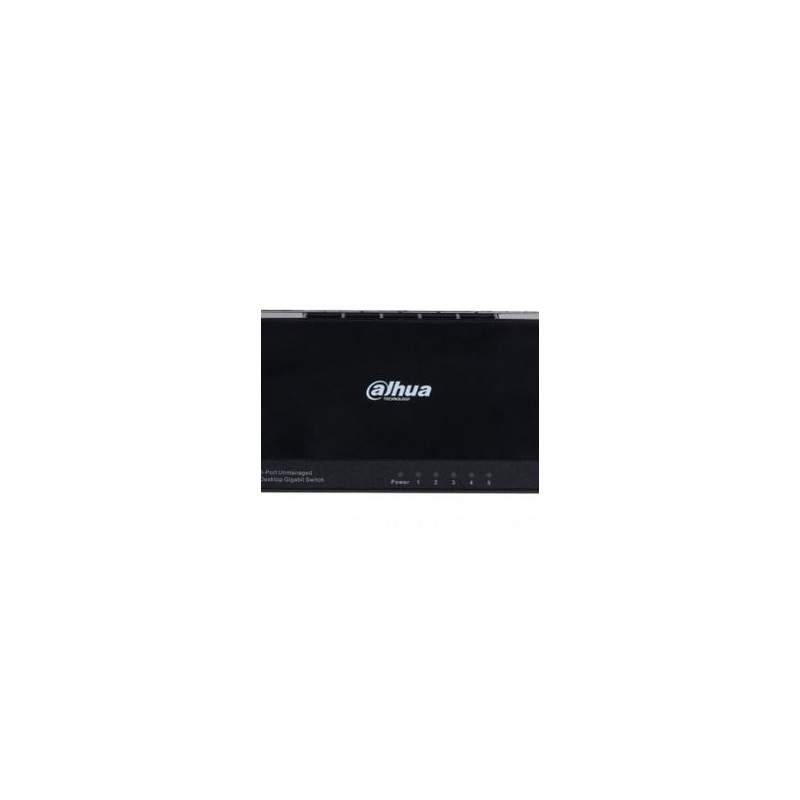 Switch para Escritorio 5 Puertos Dahua Technology DHPFS30055GTL Negro TL1