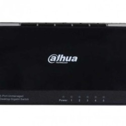 Switch para Escritorio 5 Puertos Dahua Technology DHPFS30055GTL Negro TL1