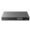 Switch Administrable Grandstream (GWN7801) 8 puertos Gigabit  2 SFP. Capa 2  FANLESS QoS para Audio y Video TL1