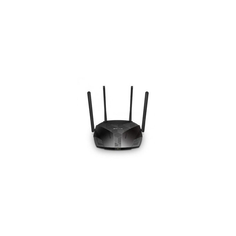ROUTER WIFI6 DE DOBLE BANDA AX3000 MERCUSYS MR80X CON 4 PUERTOS GIGABIT PARA CONECTAR MÁS DISPOSITIVOS IDCARDKR2K