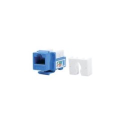 Módulo Jack Keystone  Cat5e Con Terminación 110 (punchdown) Para Faceplate  Color Azul