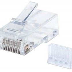 790604 Plug RJ45 CAT 6 UTP SOLIDO 90 Pzs TL1