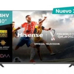 Televisor Hisense 40A4HV 40 pulgadas LED FHD 1920 x 1080 Pixeles SMART VIDAA IDCARDKR2K