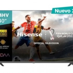 Televisor Hisense 40A4HV 40 pulgadas LED FHD 1920 x 1080 Pixeles SMART VIDAA IDCARDKR2K