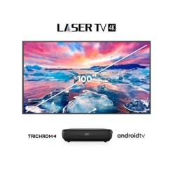 Laser TV Hisense 100L9G 100 pulgadas 4K Smart HDR Android Incluye pantalla de proyección e instalación IDCARDKR2K