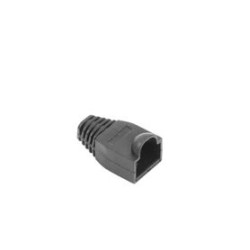Bota Plástica Para Protección De Plug Rj45 Color Negro