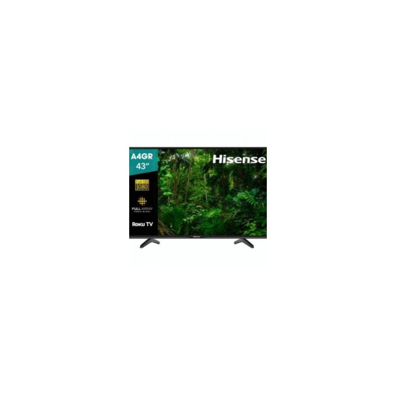 Televisor Hisense 43A4GR 43 pulgadas LED FHD 1920 x 1080 Pixeles SMART ROKU SBNB600