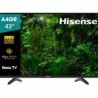 Televisor Hisense 43A4GR 43 pulgadas LED FHD 1920 x 1080 Pixeles SMART ROKU SBNB600