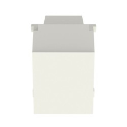 Módulo De Tapa Ciega (inserto Ciego) Tipo Keystone Color Blanco Mate 1 Pieza