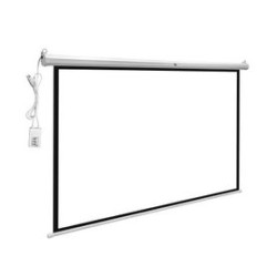 Pantalla Eléctrica  de  proyección 100 pulgadas Qian QXS1E100 IDCARDKR2K