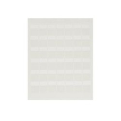 Paquete De Hojas Con 2500 Etiquetas De Identificación Autolaminadas Para Impresora Láser/inyección De Tinta Para Cables De 4.1 A