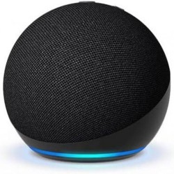 Amazon Echo Dot 5th Gen con asistente virtual Alexa B09B8V1LZ3 Charcoal IDCARDKR2K