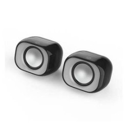 Bocinas HP DHS2111 BOCINA 2.0 MULTIMEDIA HP  Rated power 2x 3W Conexión 3.5 mm jack (audio) USB (power) / Power supply USB (5V)