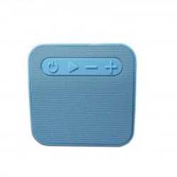 Bocina Inalámbrica Highlink Color Azul Radio FM Lector USB Lector Micro SD Bateria Recargable Portátil Ligera TL1