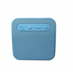 Bocina Inalámbrica Highlink Color Azul Radio FM Lector USB Lector Micro SD Bateria Recargable Portátil Ligera TL1