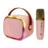 Bocina Bluetooth Karaoke NECNON NB203 Micreofono Inalambrico BT 5.3 Atenuador De Voz  Radio FM Micro SD USB AUX 3.5MM 5 Watts RM