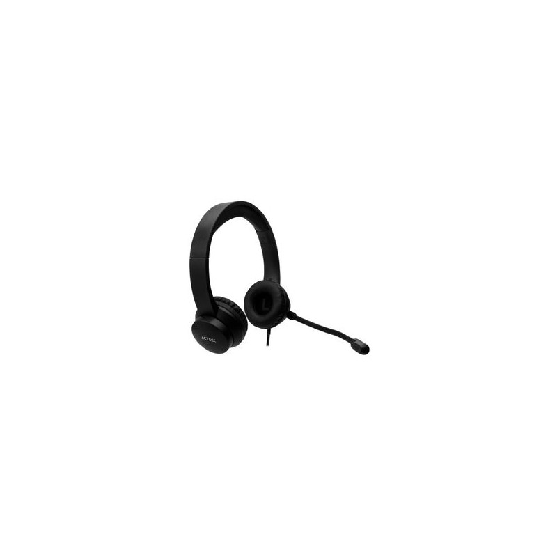 Headset ACTECK Estéreo 2.0 Alámbrico USB MIC Ajustable WINDOWSLINUXMAC OS DISCOVER HU230 TL1