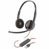 Diadema Blackwire Marca Plantronics (C3220) USBA Binaural color rojo TL1