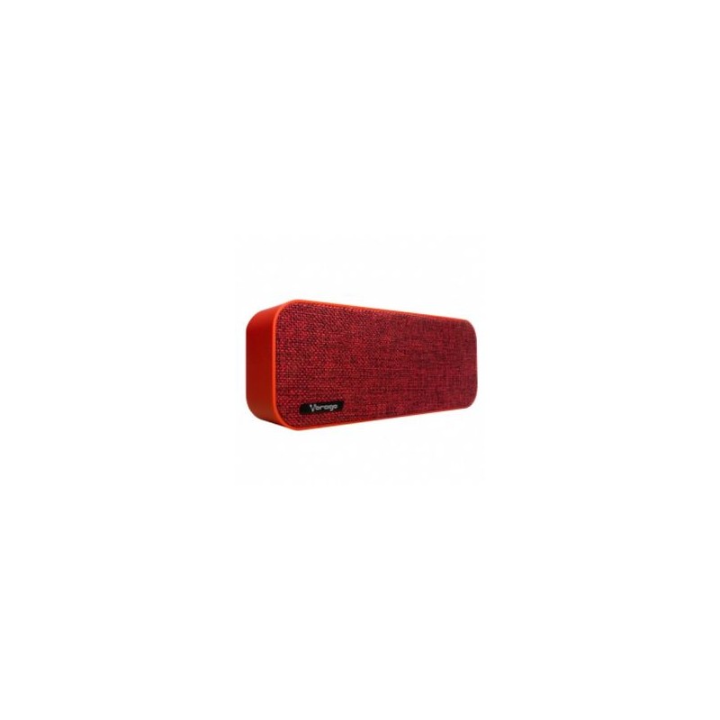 Bocina Portátil Bluetooth VORAGO BSP150 Rojo 100 Hz  18 KHz  3W2 TL1