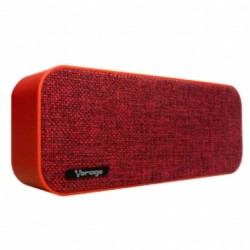Bocina Portátil Bluetooth VORAGO BSP150 Rojo 100 Hz  18 KHz  3W2 TL1