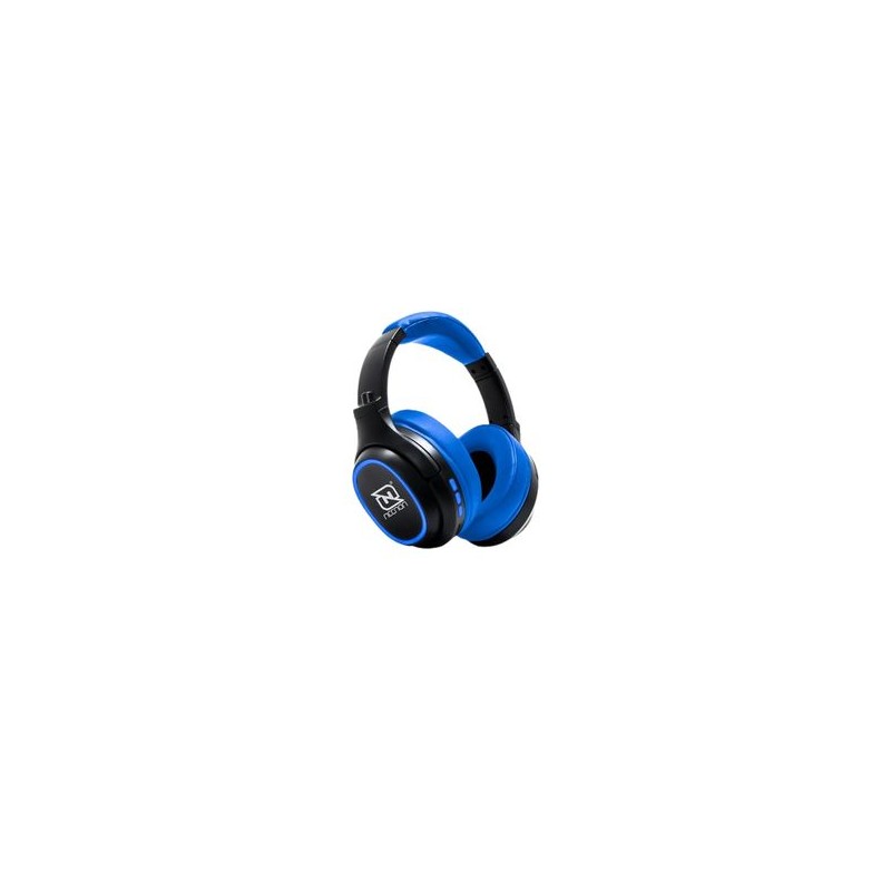 AUDIFONOS OVEREAR BLUETOOTH NBH02 SIMULACION CANCELACION DE RUIDO 3.5MM RADIO FM MICRO SD 3.5MML MANOS LIBRES TYPE C AZUL NMG-30