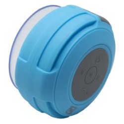BOCINA BLUETOOTH NB03W PRO VENTOSA  RESISTENTE A SALPICADURAS IPX4 RADIO FM LECTOR MICRO SD MANOS LIBRES AZUL SBNB600