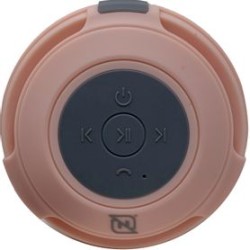 BOCINA BLUETOOTH NB03W PRO  VENTOSA  RESISTENTE A SALPICADURAS IPX4 RADIO FM LECTOR MICRO SD MANOS LIBRES ROSA SBNB600