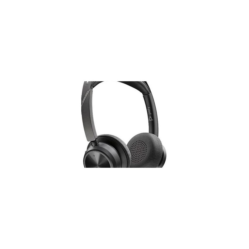 Poly Voyager Focus 2 USBA Binaural con base de carga certificacion Microsoft Teams 6005460