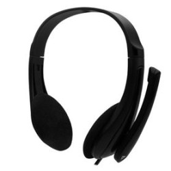 Diadema ACTECK SF20 Negro Conectividad Alámbrica Conexión USB  TL1