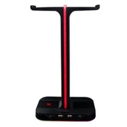 Base Gaming Headser Stand BALAM RUSH USB 2XUSB 16x10x27cm RGB  LED ATLAS HR760 TL1