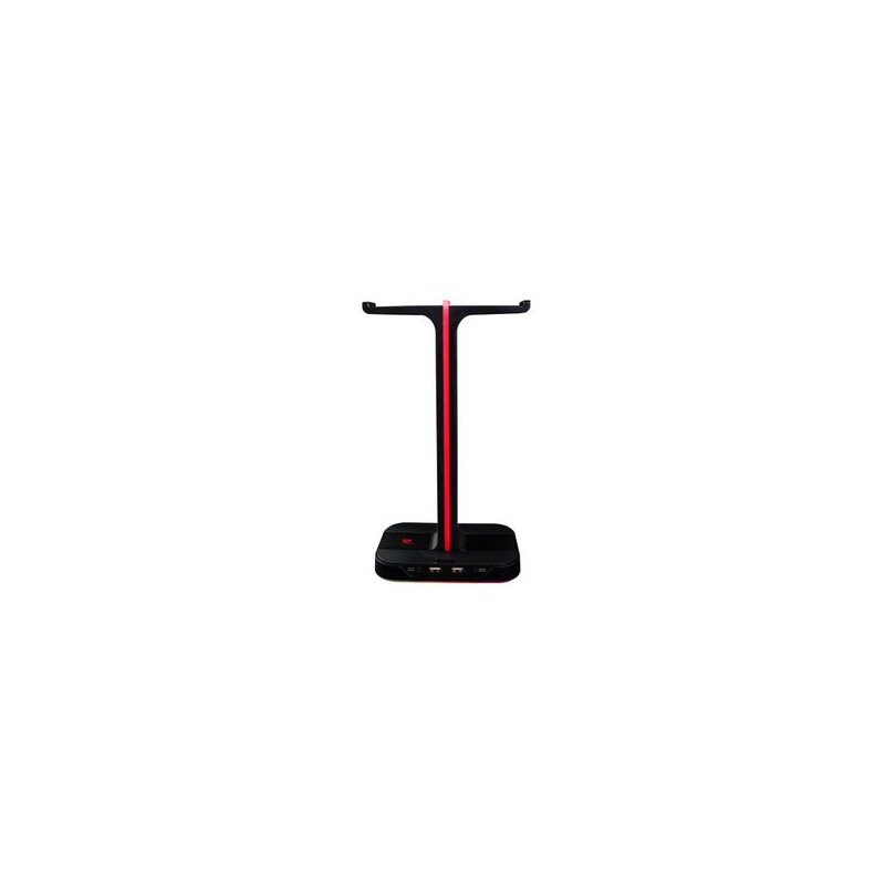 Base Gaming Headser Stand BALAM RUSH USB 2XUSB 16x10x27cm RGB  LED ATLAS HR760 TL1