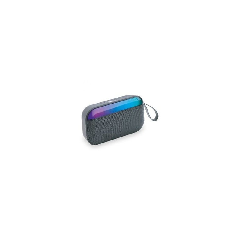 BOCINA BLUETOOTH RGB CON SUBWOOFER GRIS 600120 BROBOTIX IDCARDKR2K