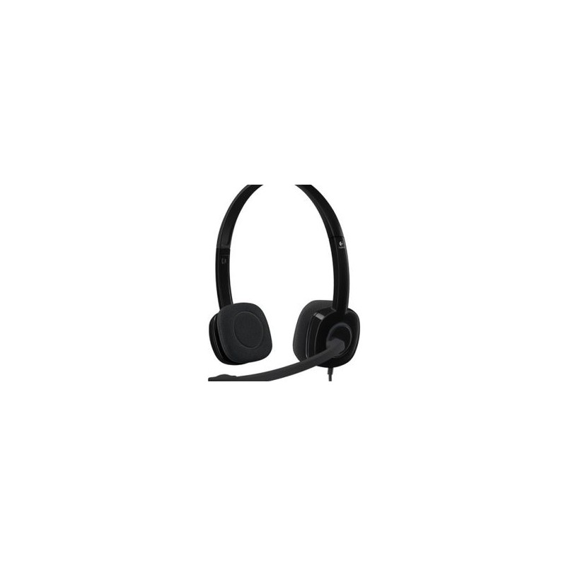 Diadema LOGITECH H151 PC/Juegos Diadema Negro Alámbrico 3.5 mm (1/8  TL1
