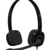 Diadema LOGITECH H151 PC/Juegos Diadema Negro Alámbrico 3.5 mm (1/8  TL1