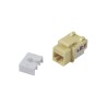 Módulo Jack Keystone Cat5e Con Terminación 110 (punchdown) Para Faceplate  Color Amarillo