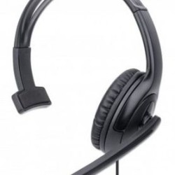 Audifono USB  MANHATTAN 179874 Negro TL1
