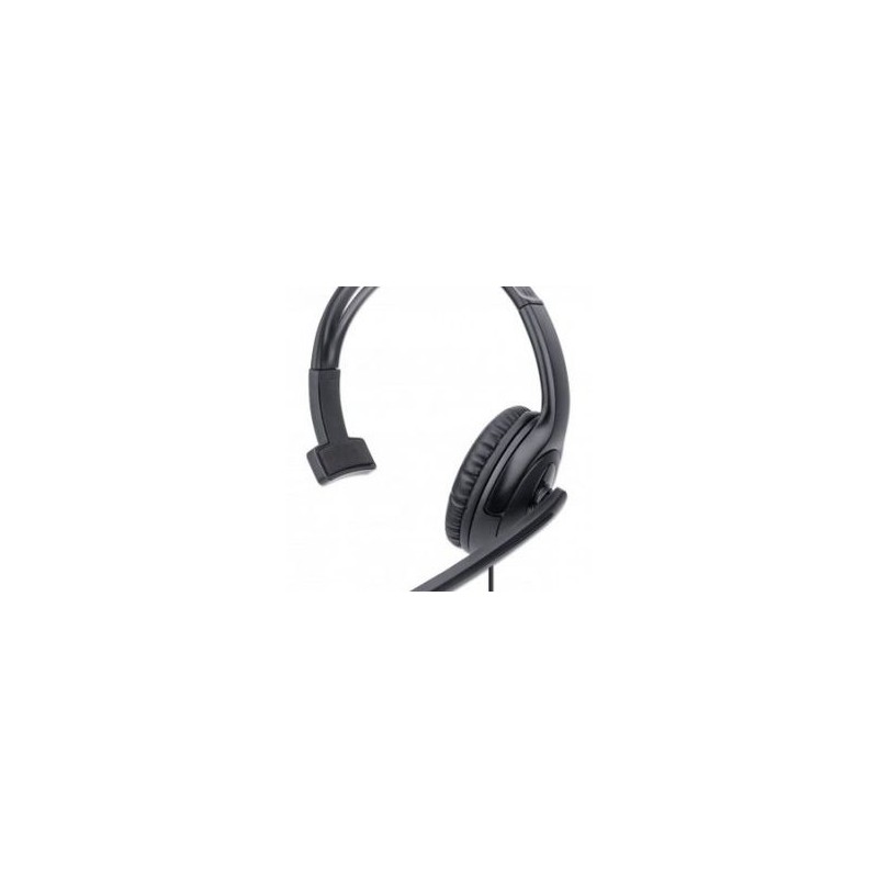 Audifono USB  MANHATTAN 179874 Negro TL1