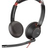 Audifonos Plantronics Poly Blackwire 5220 USBA/3.5mm Negro 100  8000 Hz binaural 6005460