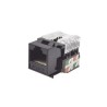 Módulo Jack Keystone Cat6 Con Terminación 110 (punchdown) Para Faceplate  Color Negro