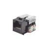 Módulo Jack Keystone Cat6 Con Terminación 110 (punchdown) Para Faceplate  Color Negro