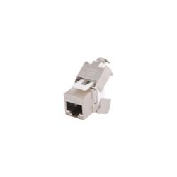Módulo Jack Keystone Cat6a Blindado (stp) Sin Herramienta (toolless) Para Faceplate