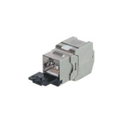 Módulo Jack Stp Keystone Toolless (sin Herramienta) Cat6a Con Tapa
