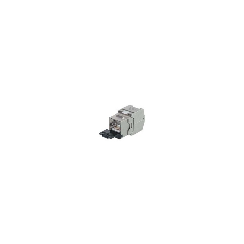 Módulo Jack Stp Keystone Toolless (sin Herramienta) Cat6a Con Tapa