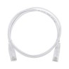 Cable De Parcheo Slim Utp Cat6  1 Metro Blanco Diámetro Reducido (28 Awg)