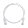 Cable De Parcheo Slim Utp Cat6  1 Metro Blanco Diámetro Reducido (28 Awg)