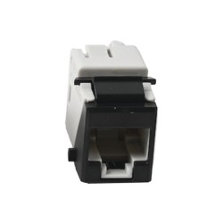 Jack Ultramax Cat6 Utp Tipo Keystone Color Negro Punch Down