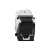 Jack Ultramax Cat6 Utp Tipo Keystone Color Negro Punch Down