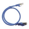 Patch Cord Cat6a 10g Blindado 1.0m ( 3.28 Ft ) Azul