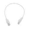 Cable De Parcheo Slim Utp Cat6  30 Cm Blanco Diámetro Reducido (28 Awg)