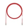 Cable De Parcheo Tx6 Utp Cat6 Diámetro Reducido (28awg) Color Rojo 7ft